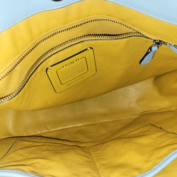 Coach Nomad Crossbody Hobo Bag Cornflower Blue 36026 - Picture 3 of 9